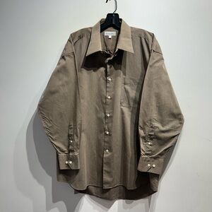 Christian Dior Bronze Vintage Shirt Isze L-XL 17 32/33